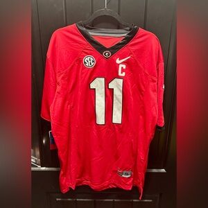 Nike Red and Black Aaron Murray Georgia Bulldogs Jersey